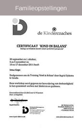 kindertherapeut kindercoach certificaat