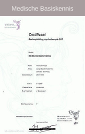 kindertherapie medische basiskennis certificaat